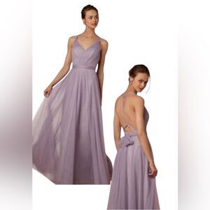 BHLDN hitherto zaria bridesmaid dress size 0 lilac purple event occasion party
